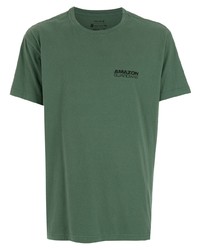 T-shirt à col rond vert foncé OSKLEN
