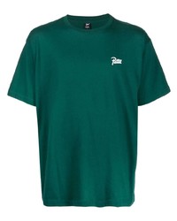 T-shirt à col rond vert foncé PATTA