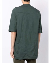 T-shirt à col rond vert foncé Rick Owens