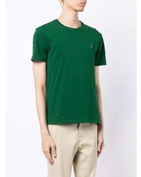 T-shirt à col rond vert foncé Polo Ralph Lauren