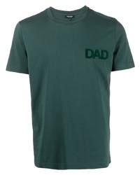 T-shirt à col rond vert foncé Ron Dorff