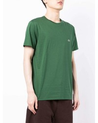 T-shirt à col rond vert foncé Lacoste