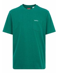 T-shirt à col rond vert foncé Supreme