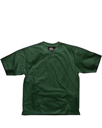 T-shirt à col rond vert foncé