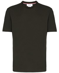 T-shirt à col rond vert foncé Thom Browne