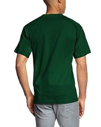 T-shirt à col rond vert foncé Touchlines