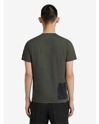 T-shirt à col rond vert foncé Z Zegna