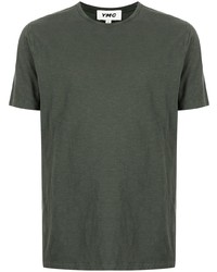 T-shirt à col rond vert foncé YMC