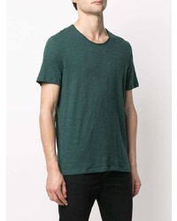 T-shirt à col rond vert foncé Zadig & Voltaire