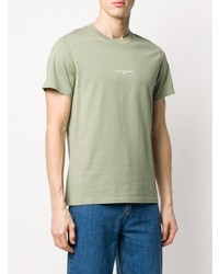 T-shirt à col rond vert menthe Stella McCartney