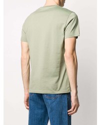 T-shirt à col rond vert menthe Stella McCartney