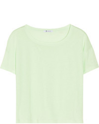 T-shirt à col rond vert menthe Alexander Wang
