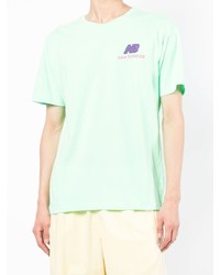 T-shirt à col rond vert menthe New Balance