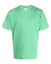 T-shirt à col rond vert menthe Buscemi