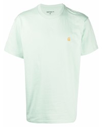 T-shirt à col rond vert menthe Carhartt WIP