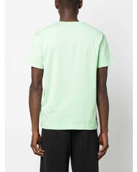 T-shirt à col rond vert menthe Stone Island