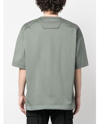 T-shirt à col rond vert menthe Juun.J