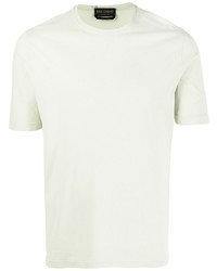 T-shirt à col rond vert menthe Dell'oglio