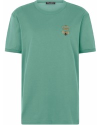 T-shirt à col rond vert menthe Dolce & Gabbana