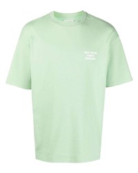 T-shirt à col rond vert menthe Drôle De Monsieur