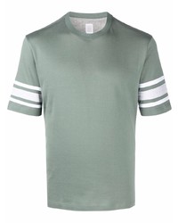T-shirt à col rond vert menthe Eleventy