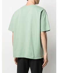 T-shirt à col rond vert menthe A.P.C.