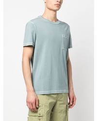 T-shirt à col rond vert menthe Belstaff