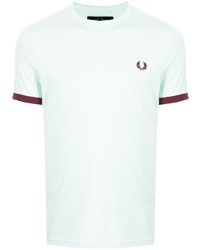 T-shirt à col rond vert menthe Fred Perry