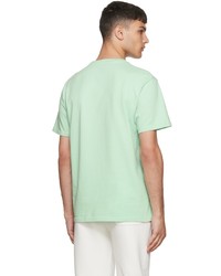 T-shirt à col rond vert menthe MAISON KITSUNÉ