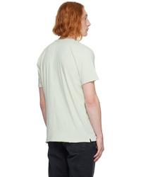 T-shirt à col rond vert menthe rag & bone