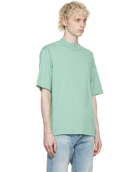 T-shirt à col rond vert menthe Acne Studios