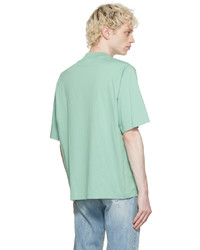 T-shirt à col rond vert menthe Acne Studios