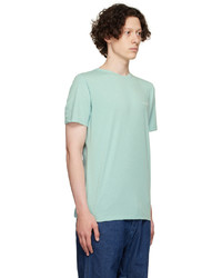 T-shirt à col rond vert menthe A.P.C.