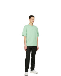 T-shirt à col rond vert menthe Acne Studios