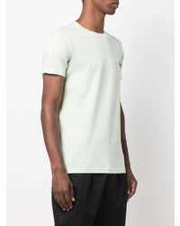 T-shirt à col rond vert menthe Karl Lagerfeld