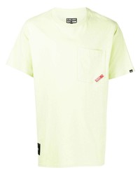 T-shirt à col rond vert menthe Izzue