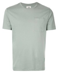 T-shirt à col rond vert menthe Kent & Curwen