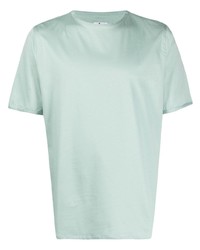 T-shirt à col rond vert menthe Kiton