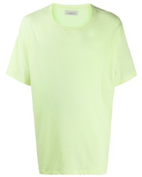 T-shirt à col rond vert menthe Laneus