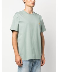 T-shirt à col rond vert menthe Carhartt WIP