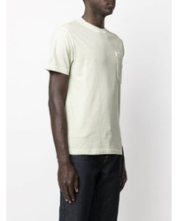 T-shirt à col rond vert menthe Stone Island