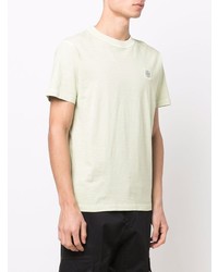 T-shirt à col rond vert menthe Stone Island