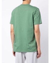 T-shirt à col rond vert menthe Belstaff