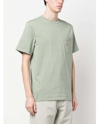 T-shirt à col rond vert menthe Carhartt WIP