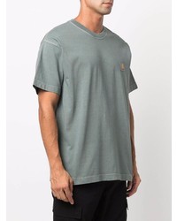 T-shirt à col rond vert menthe Carhartt WIP