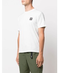 T-shirt à col rond vert menthe Stone Island