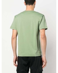 T-shirt à col rond vert menthe Stone Island