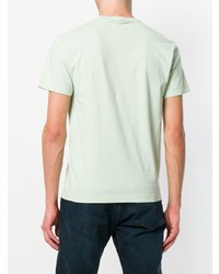 T-shirt à col rond vert menthe Stone Island