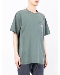 T-shirt à col rond vert menthe Carhartt WIP