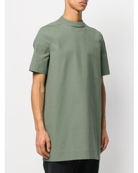 T-shirt à col rond vert menthe Rick Owens